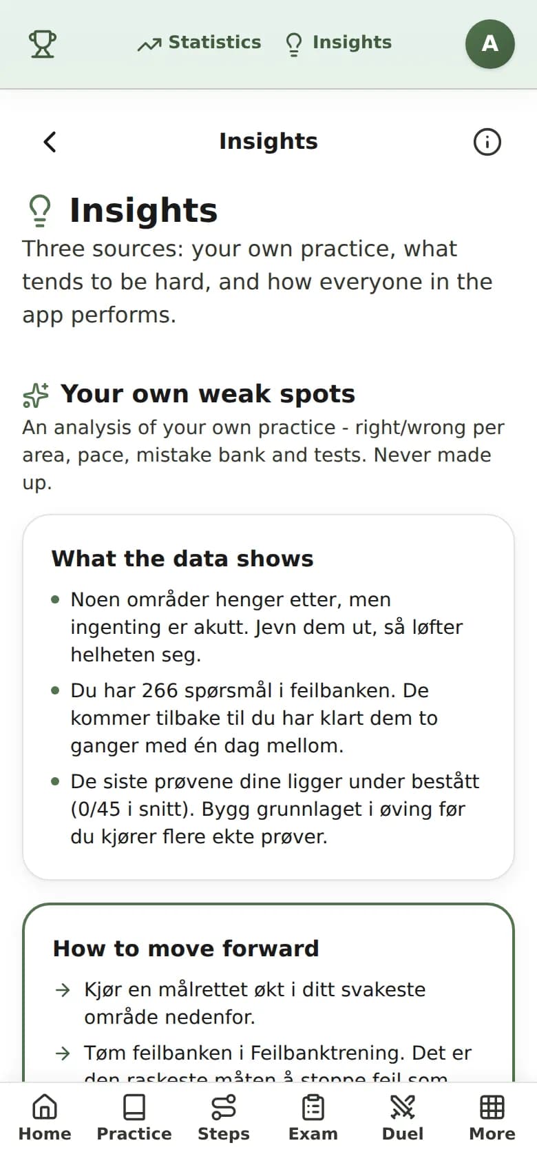 Svaga områden